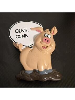Acme Pig magnet clip oink oink - untested